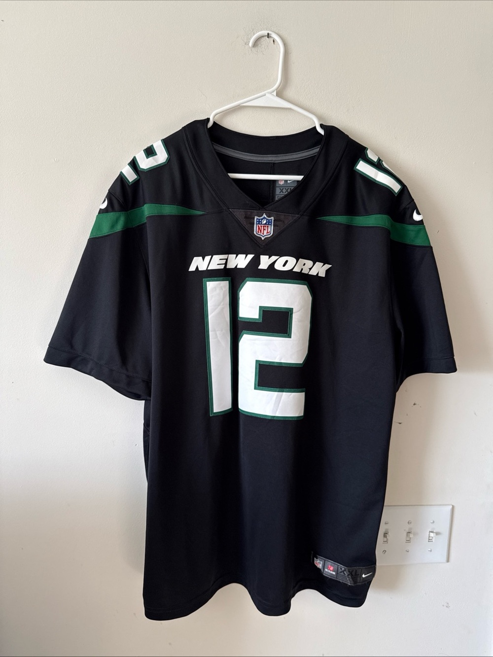 Men’s Nike Joe Namath #12 New York Jets Vapor Lmtd NFL Jersey Sz 2XL - RARE